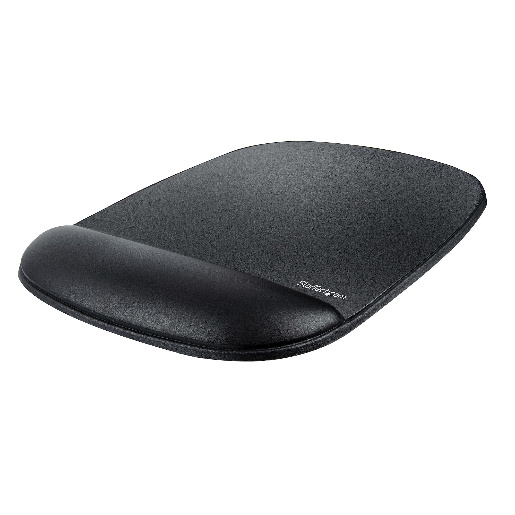 StarTech.com Mouse Pad with Hand rest, 6.7x7.1x 0.8in (17x18x2cm), Ergonomic Mouse Pad with Wrist Support, Desk Wrist Pad w/ Non-Slip PU Base,