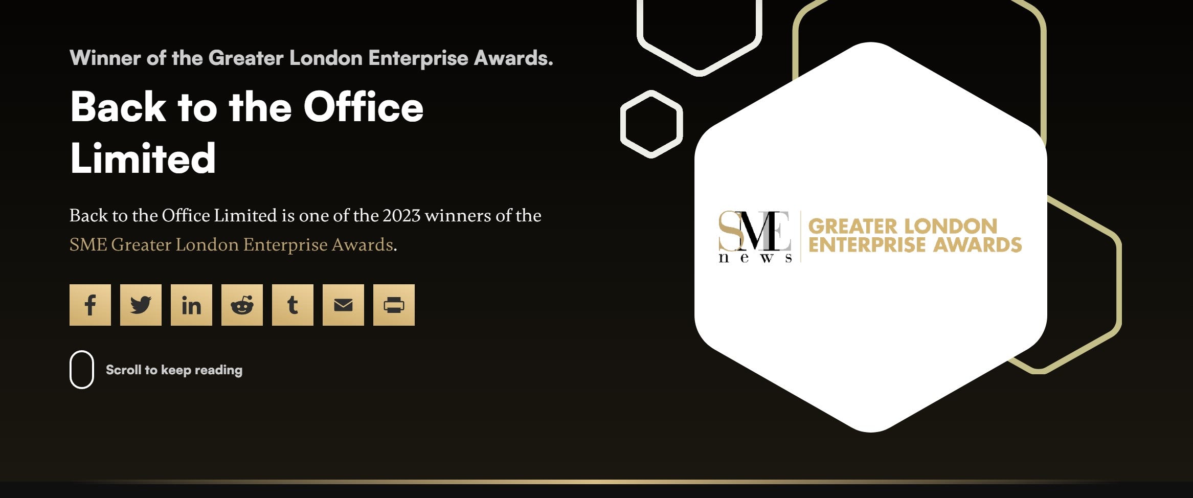 SME Business Awards | Back to the Office