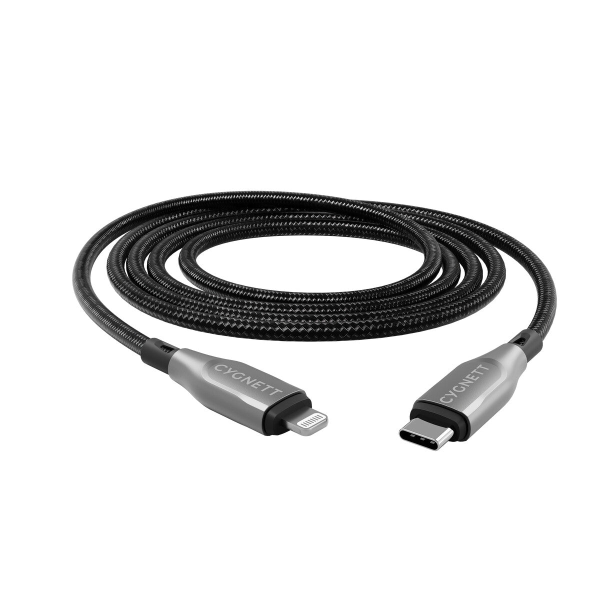 Cygnett CY4666PCCCL lightning cable 0.5 m Black