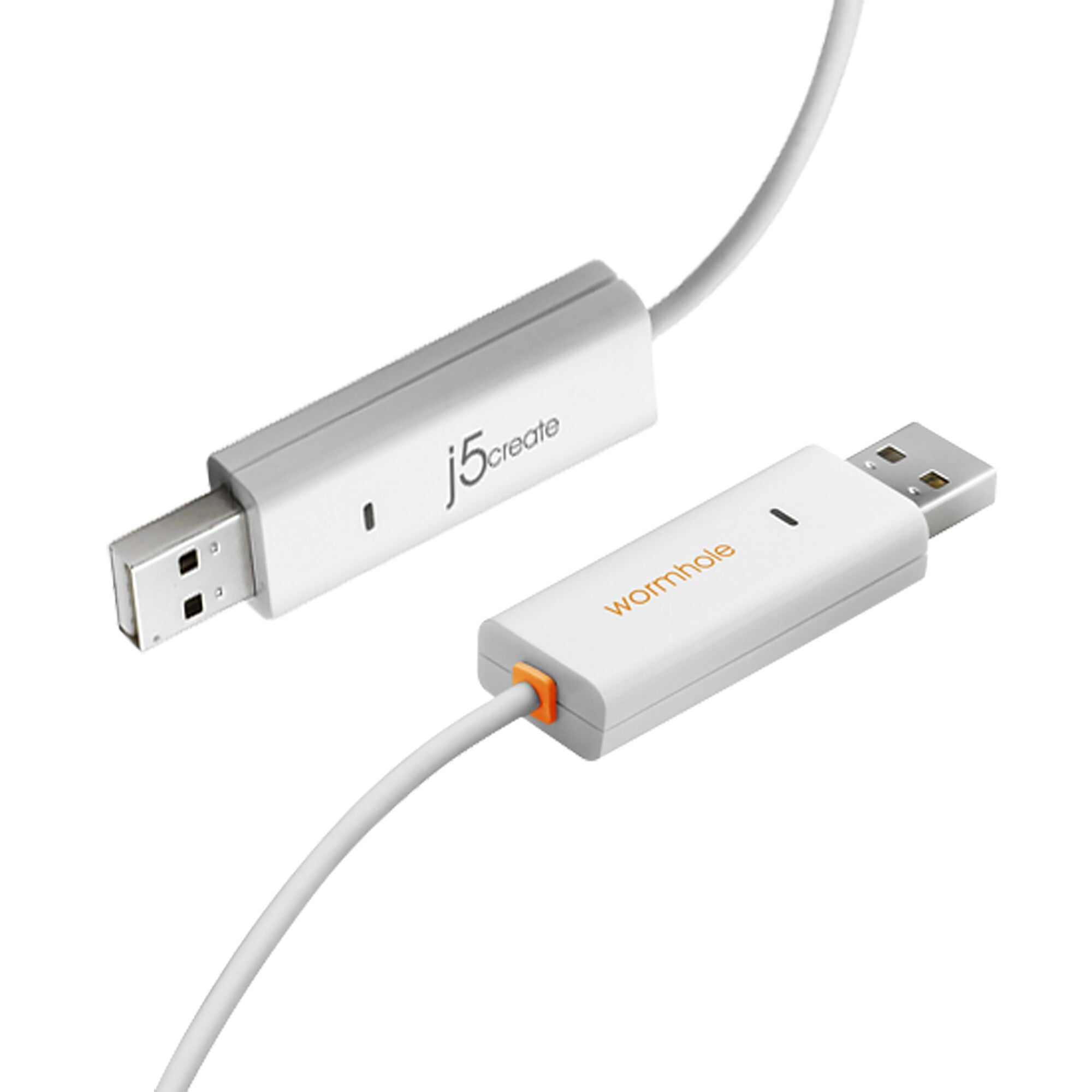 j5create JUC400 Wormhole Switch - Windows & Mac , White, 1.8 m