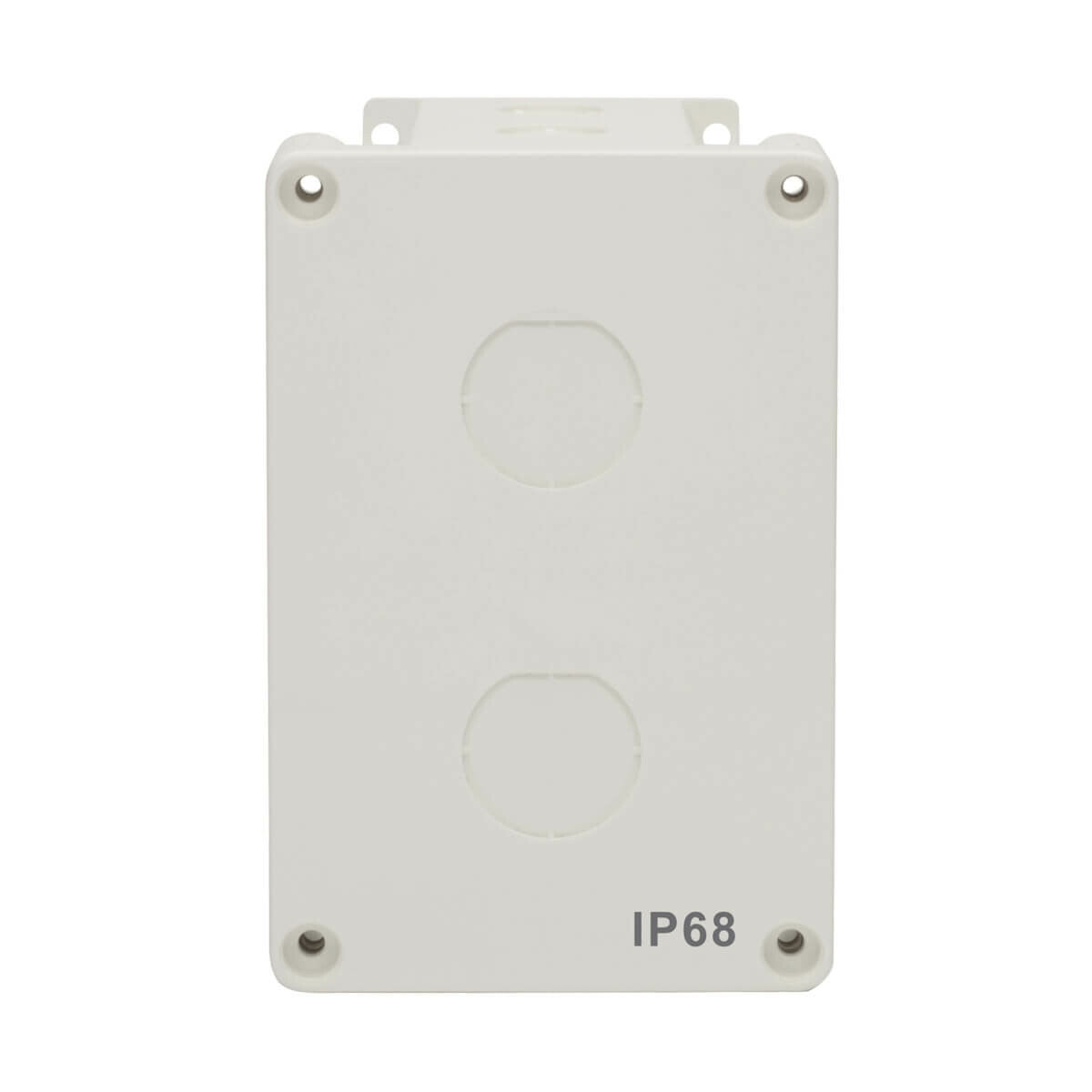 Tripp Lite N206-SB01-IND Waterproof Electrical Junction Box - Surface Mount, Industrial, Single Gang, IP68, TAA, 2 Cutouts