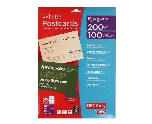 DECAdry OCB-3325 business card 100 pc(s)