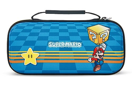 PowerA NSCS0131-01 portable game console case Cover Nintendo Felt, Rubber Blue