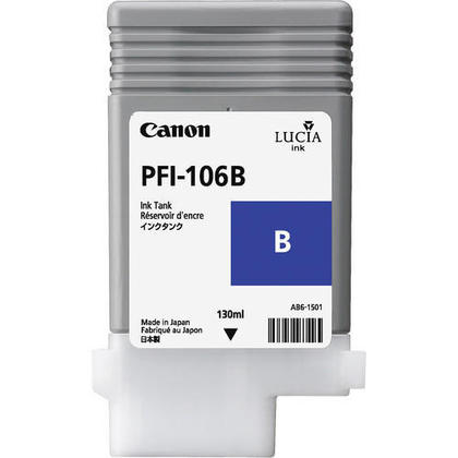 Canon PFI106B Blue Standard Capacity Ink Cartridge 130ml - 6629B001