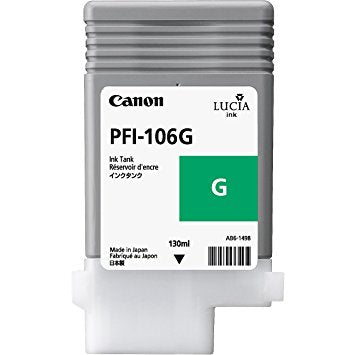Canon PFI106G Green Standard Capacity Ink Cartridge 130ml - 6628B001