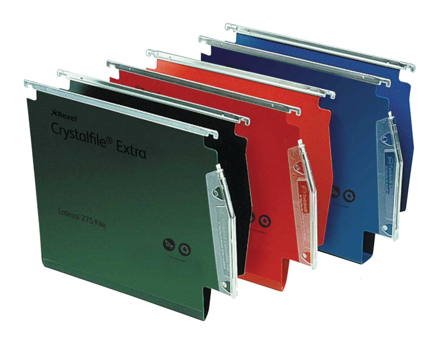 Photos - Accessory Rexel Crystalfile Extra 275 Foolscap Lateral Suspension File Polypro 