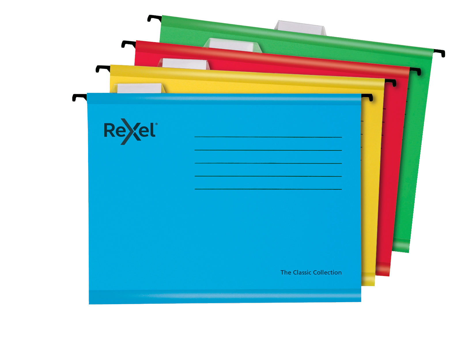 Photos - File Folder / Lever Arch File Rexel Classic A4 Suspension File Card 15mm V Base Assorted Colours ( 