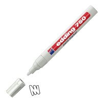 Photos - Felt Tip Pen Edding 750 Paint Marker Bullet Tip 2-4mm Line White  40636 (Pack 10)