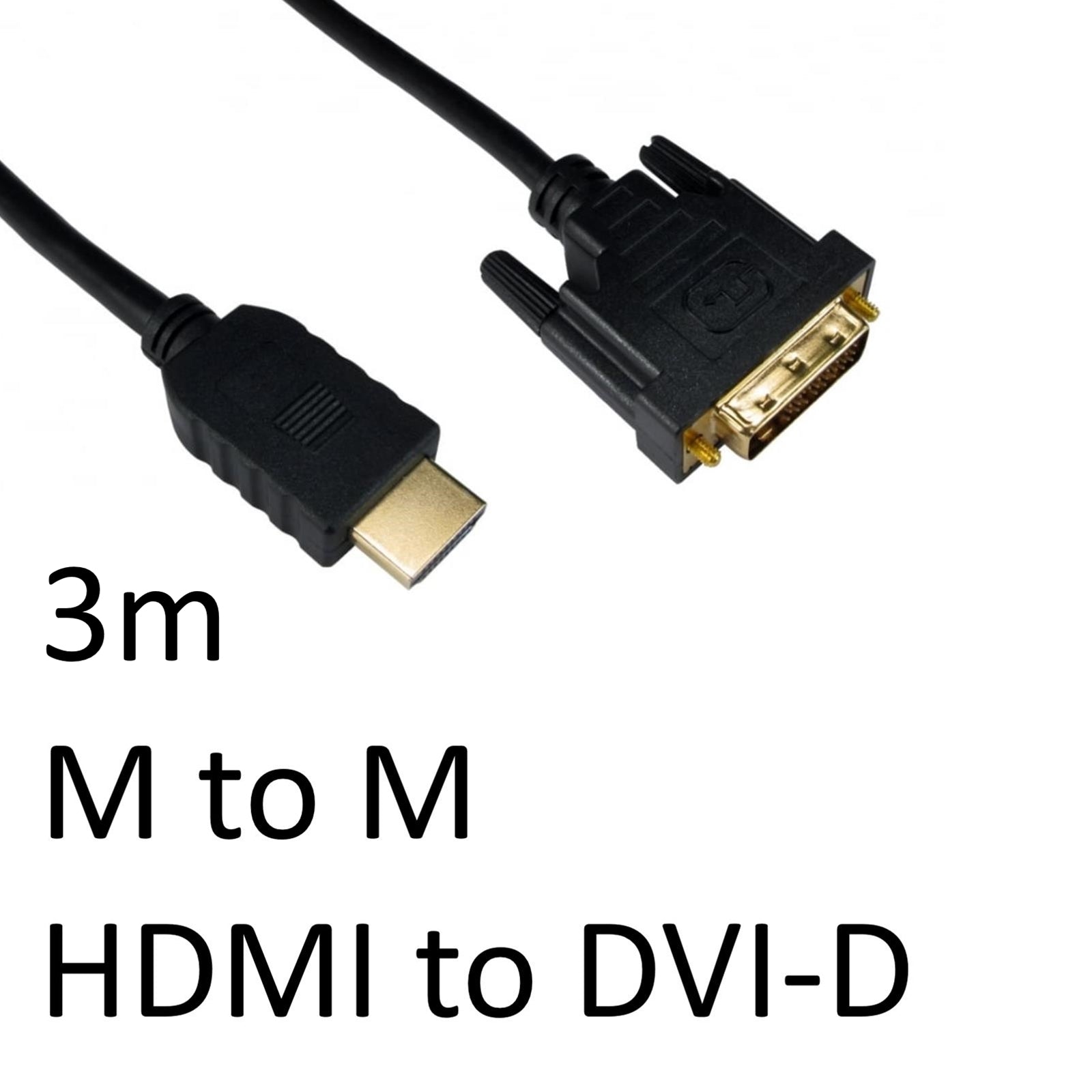 Photos - Cable (video, audio, USB) Target HDMI 1.4 (M) to DVI-D (M) 3m Black OEM Display Cable CLTAR-CDLDV-30 