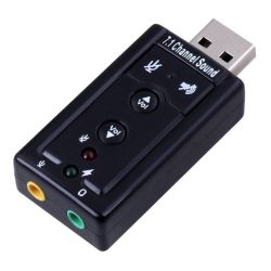 Photos - Other for Computer Jedel 7.1 External Soundcard, USB, Volume Control, Retail SND-USB71J 