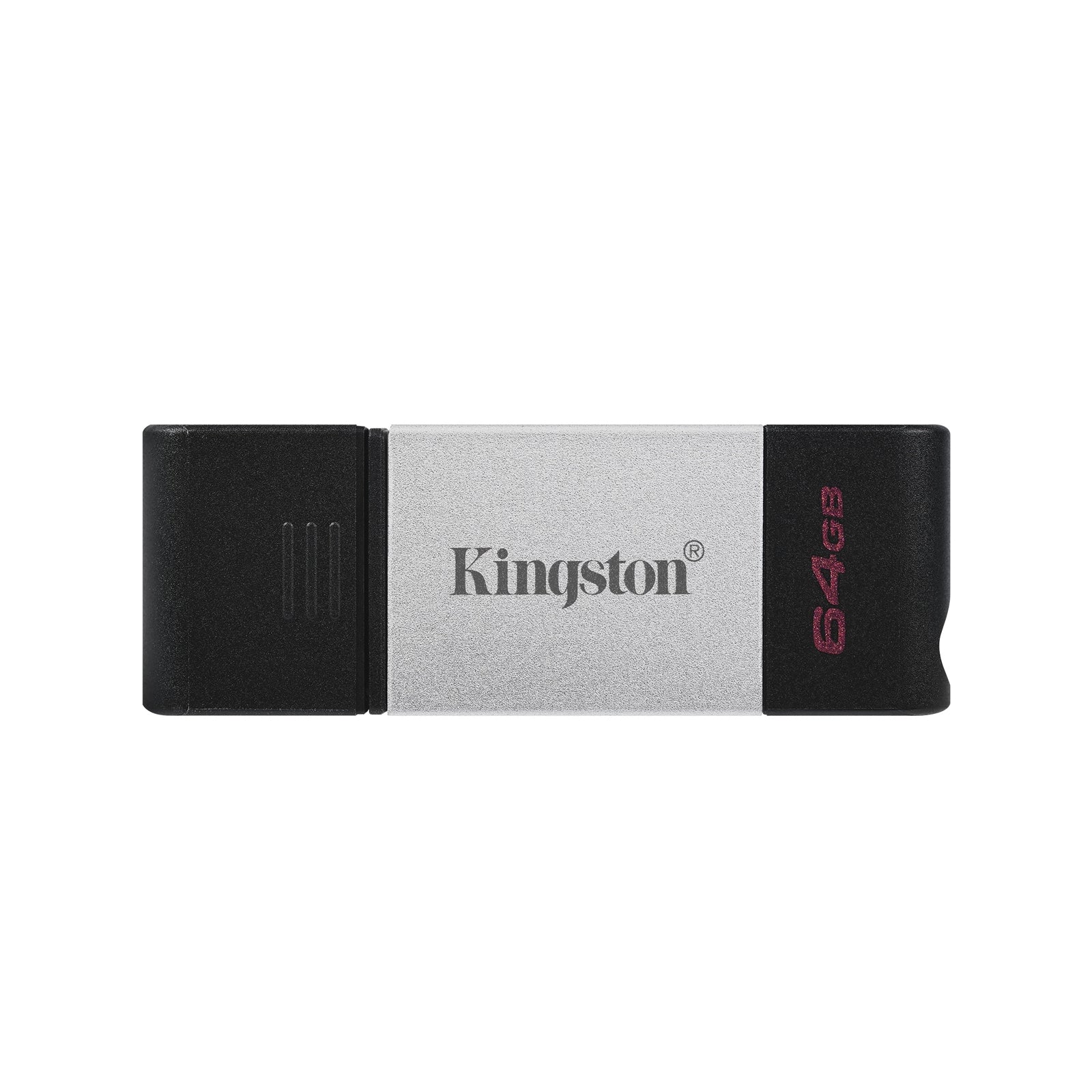 Kingston DataTraveler 80 64GB USB 3.2 USB-C Metal Grey / Black USB Flash Drive