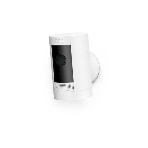 Ring Stick Up Cam Smart Security - White (Battery Operated)