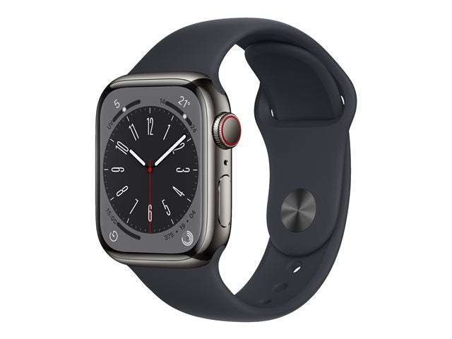 Apple Watch Series 8 (GPS + Cellular) - 41 mm - Graphite Stainless Steel