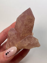 Scarlet Temple Lemurian cluster from Diamantina, Brazil, Red Lemurian