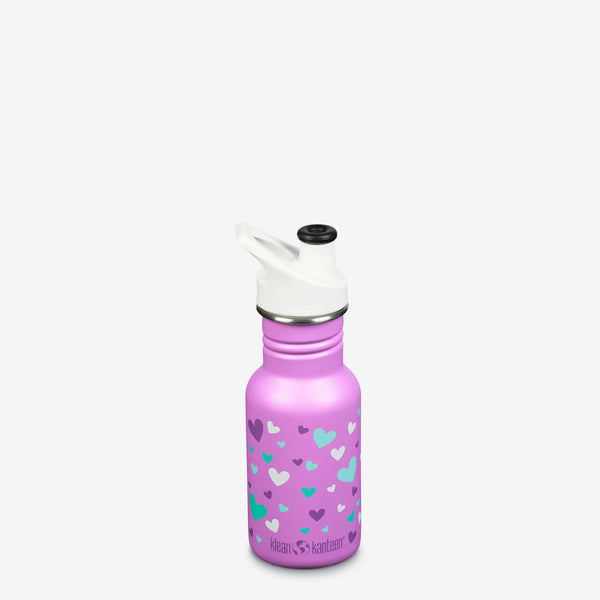 Slim Metal Water Bottle With Whimsical Whale Pattern, 20 Oz