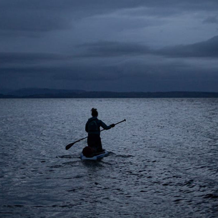 Paddling out in early morning