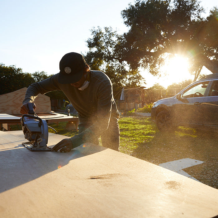 Cutting plywood