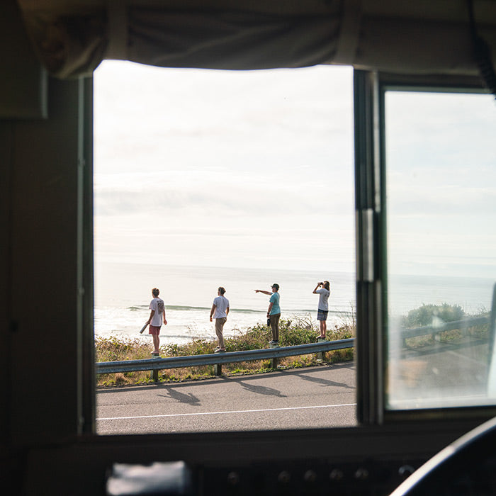 Surfing, Skiing, Skateboarding, and living and adventure in a bus