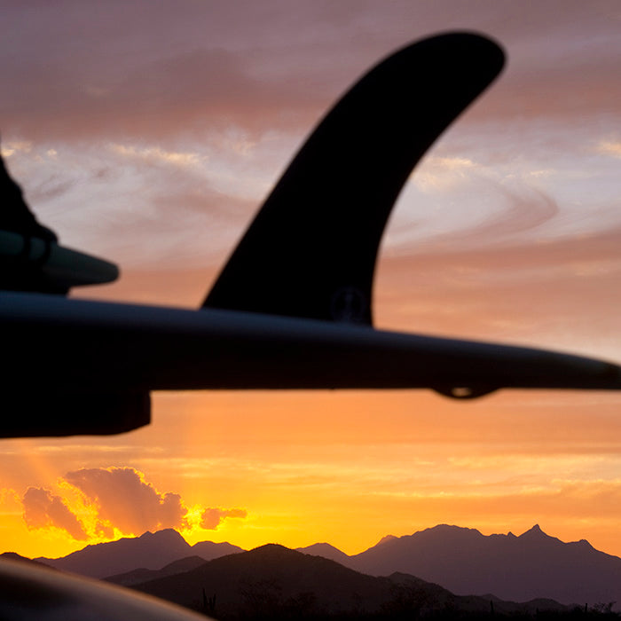 Sunrise surfing