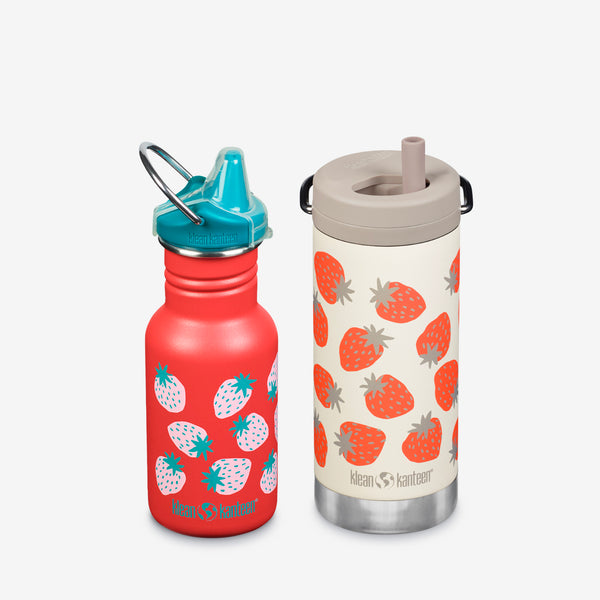 Klean Kanteen Kid Classic Sippy Water Bottle, 12 oz - Unicorns