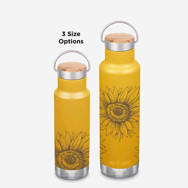 Klean Kanteen 20oz Classic Vacuum Insulated Stainless Steel Water Bottle -  Marigold : Target