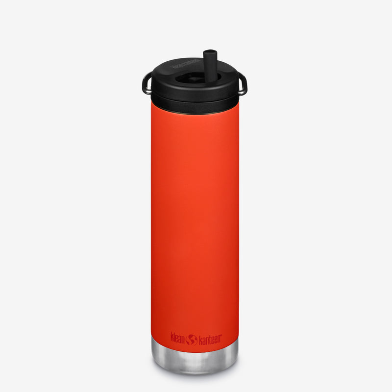 20 oz stainless steel water bottle with straw