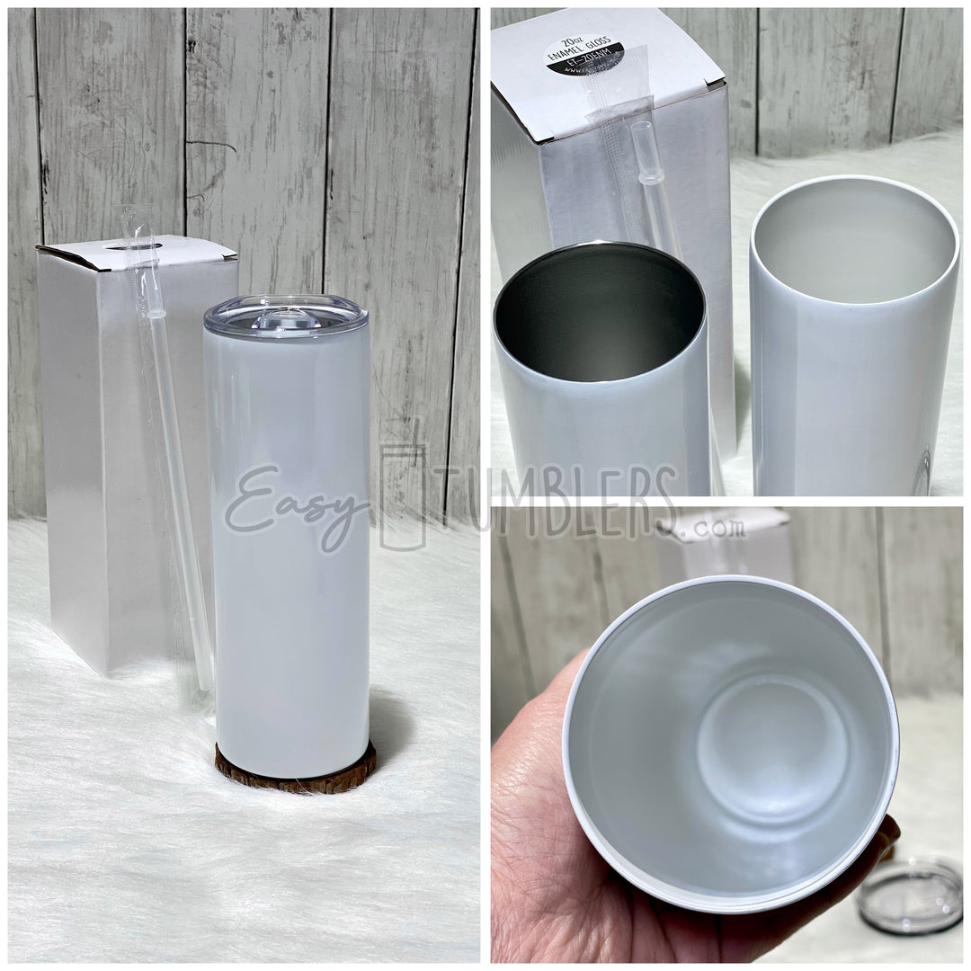 20 oz Halo White Car Tumbler - Sublimation Blank at Matt's