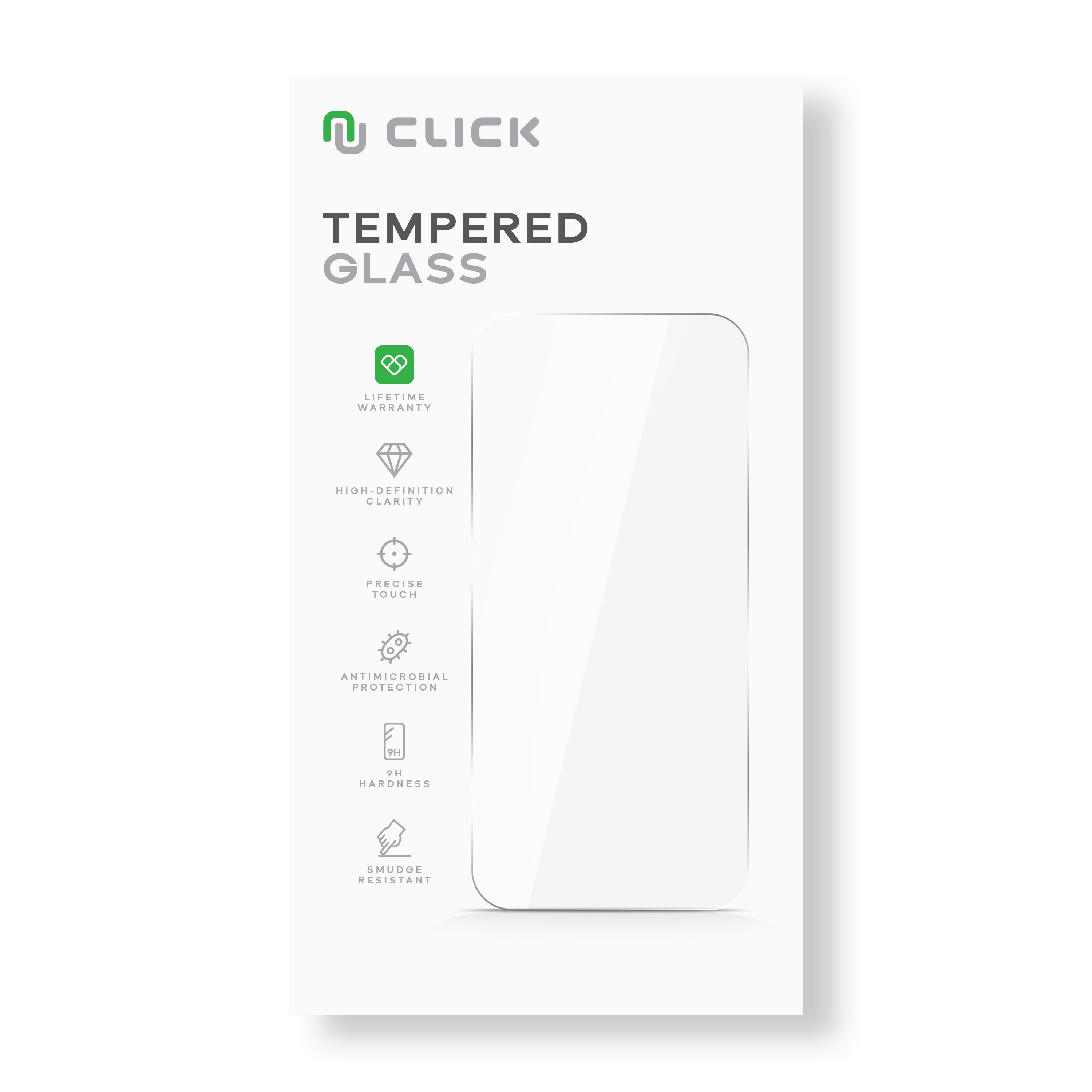 CLICK Screen Protector for iPhone 16 Pro Max - Clear