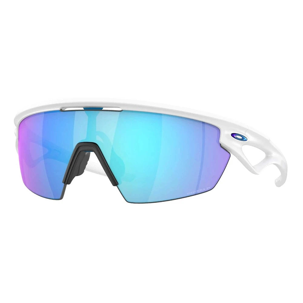 Oakley Sphaera - Matte White/Prizm Sapphire Polarized - Endurance Sport