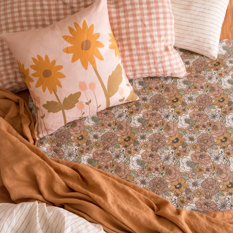 bed wetting waterproof bed mat midnight gang blooms