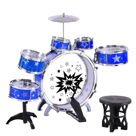Kids blue drumset