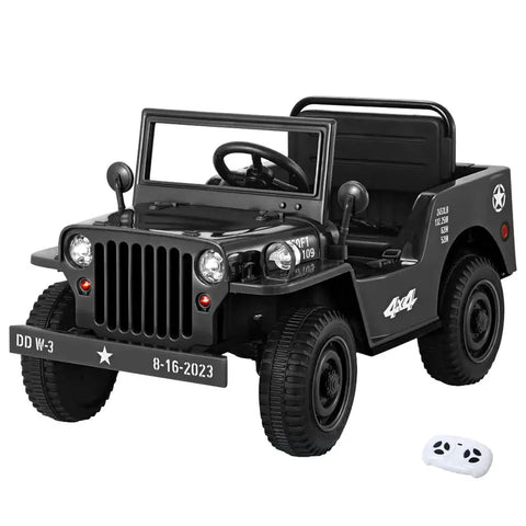 Rigo kids toy military black car