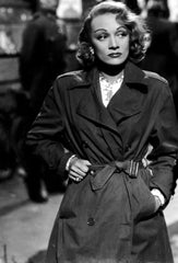 Marlene Dietrich trench coat foreign affair