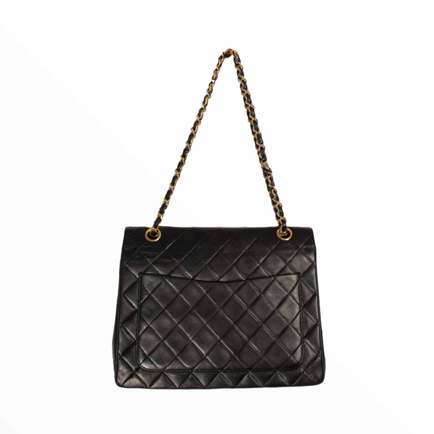 Chanel vintage quilted black bag - 1990s second hand Lysis