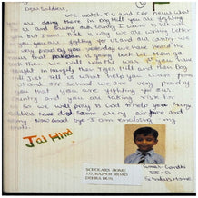 Little Soldier, Kumar Gandhi sends his words to his Guardians at Kargil 