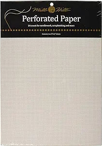 14 Count White Perforated Paper - Mill Hill