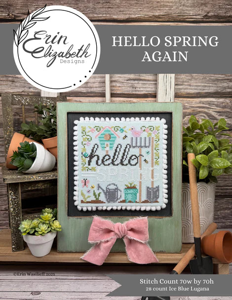 Hello Spring - Erin Elizabeth Designs - Cross Stitch Pattern