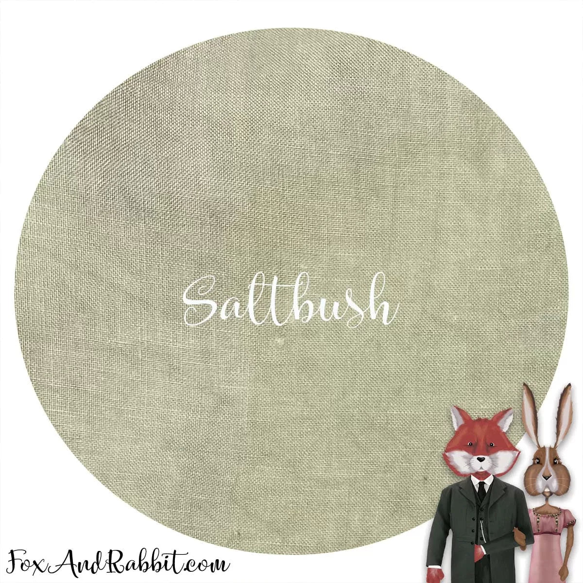 16 Count Aida - Saltbush - Fox and Rabbit Designs