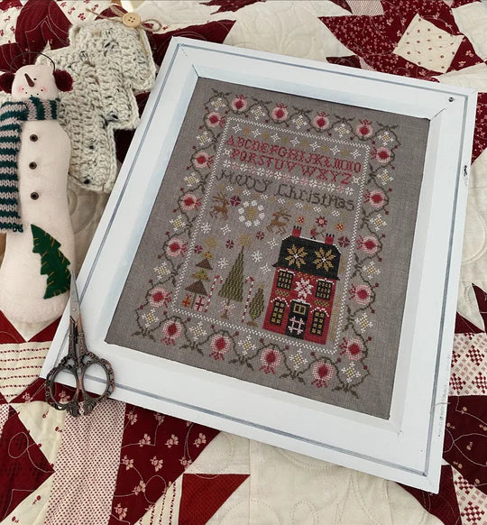 Merry Christmas Sampler - Pansy Patch Quilts and Stitchery - Cross Stitch Pattern