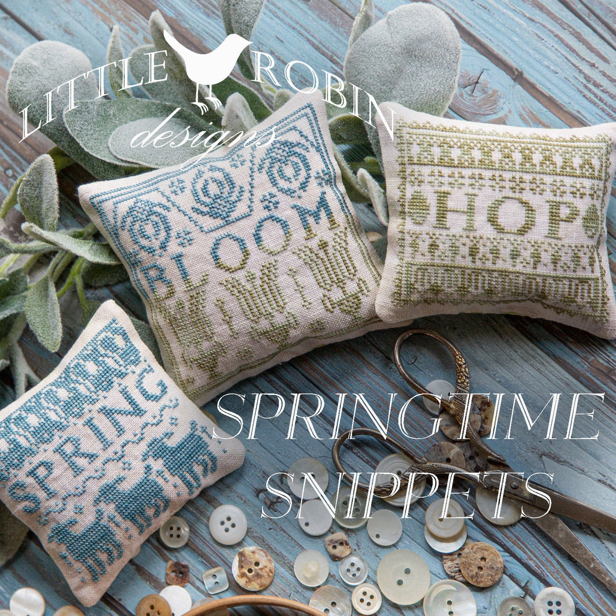 Springtime Snippets - Little Robin Designs - Cross Stitch Pattern