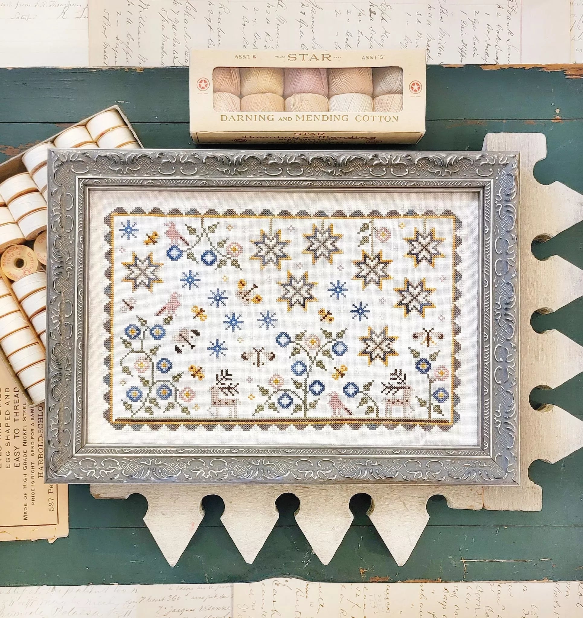 Winter Garden - Hello From Liz Mathews - Cross Stitch Pattern