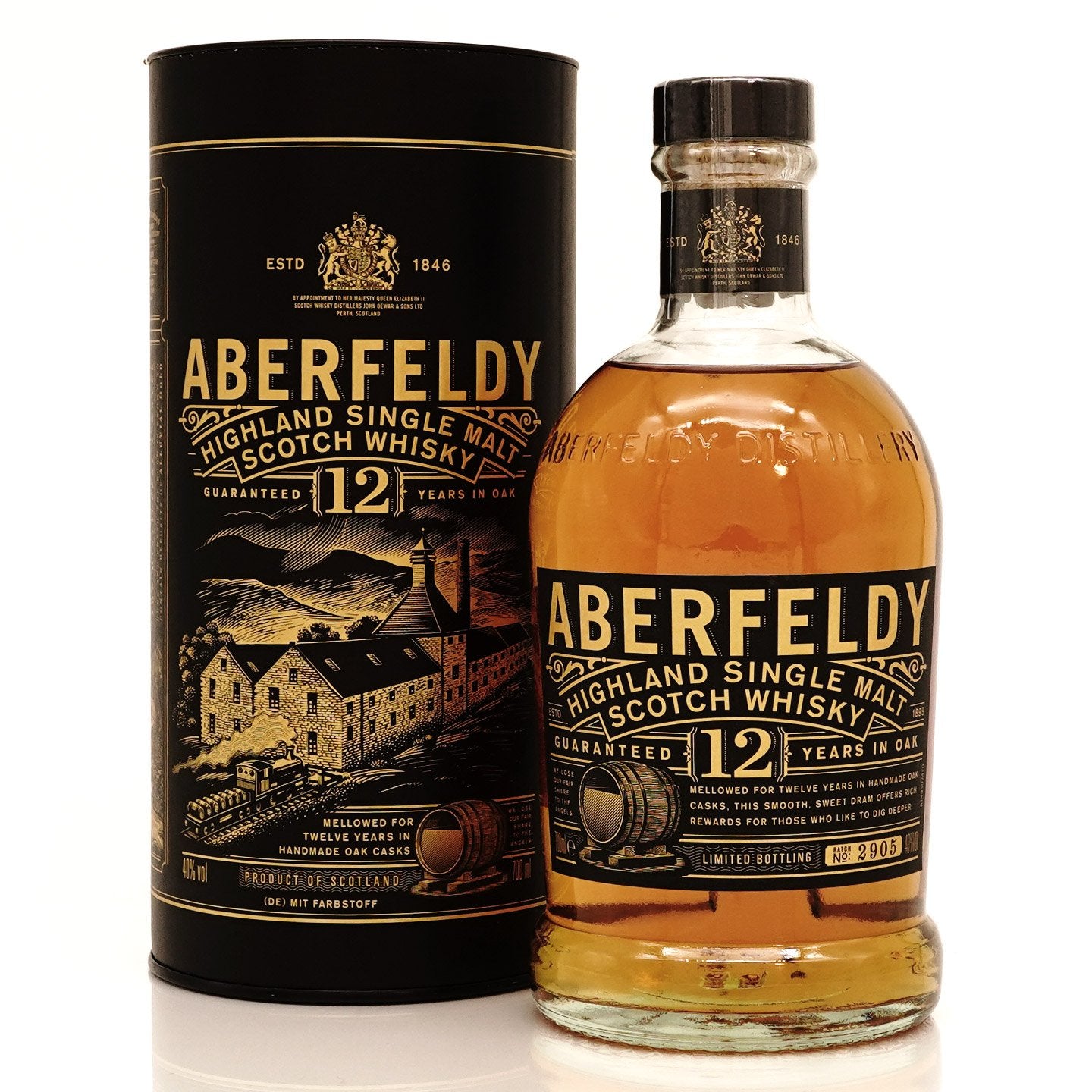 アバフェルディ12年 ウイスキー 700ml 40% ABERFELDY 箱付き 酒