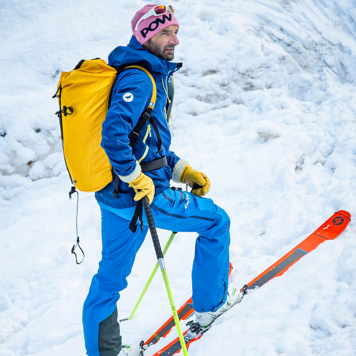 Veste de ski freeride homme EVERIDE Lagoped - Made in Europe - Recyclé -  organice-free - animal-free - wood-free