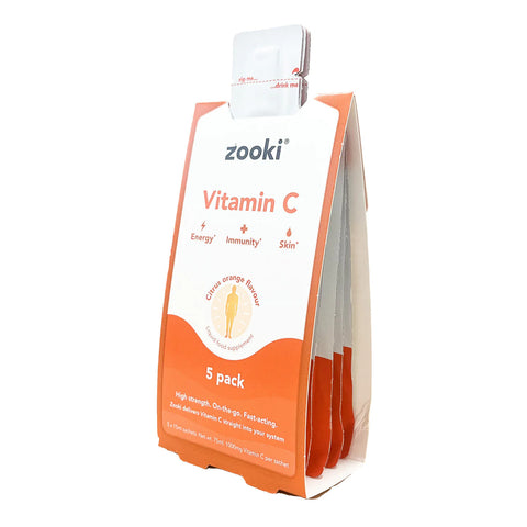 Zooki Vitamin C - Citrus Orange 5 Pack