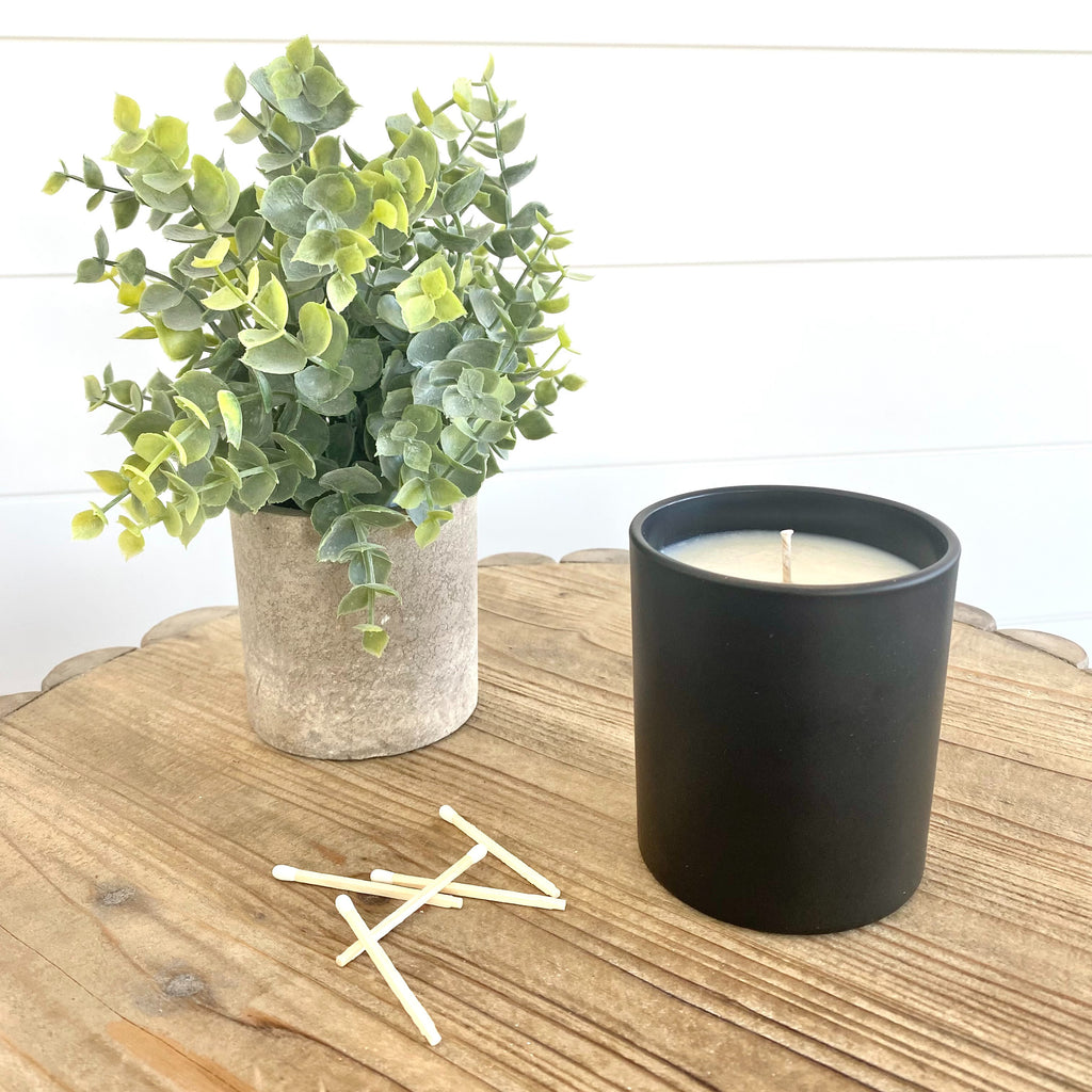 natural wood coaster – copper + pine