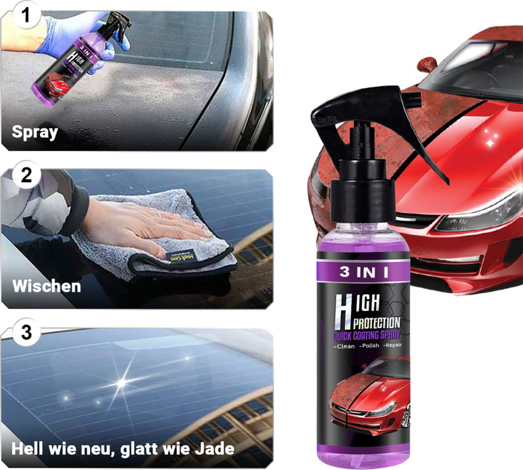 2Pack 3 in 1 High Protection Car Coating Cleaning Morocco