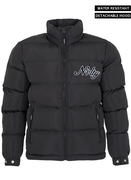 NVLTY - Essential Puffer Jacket - Charcoal Grey – N V L T Y