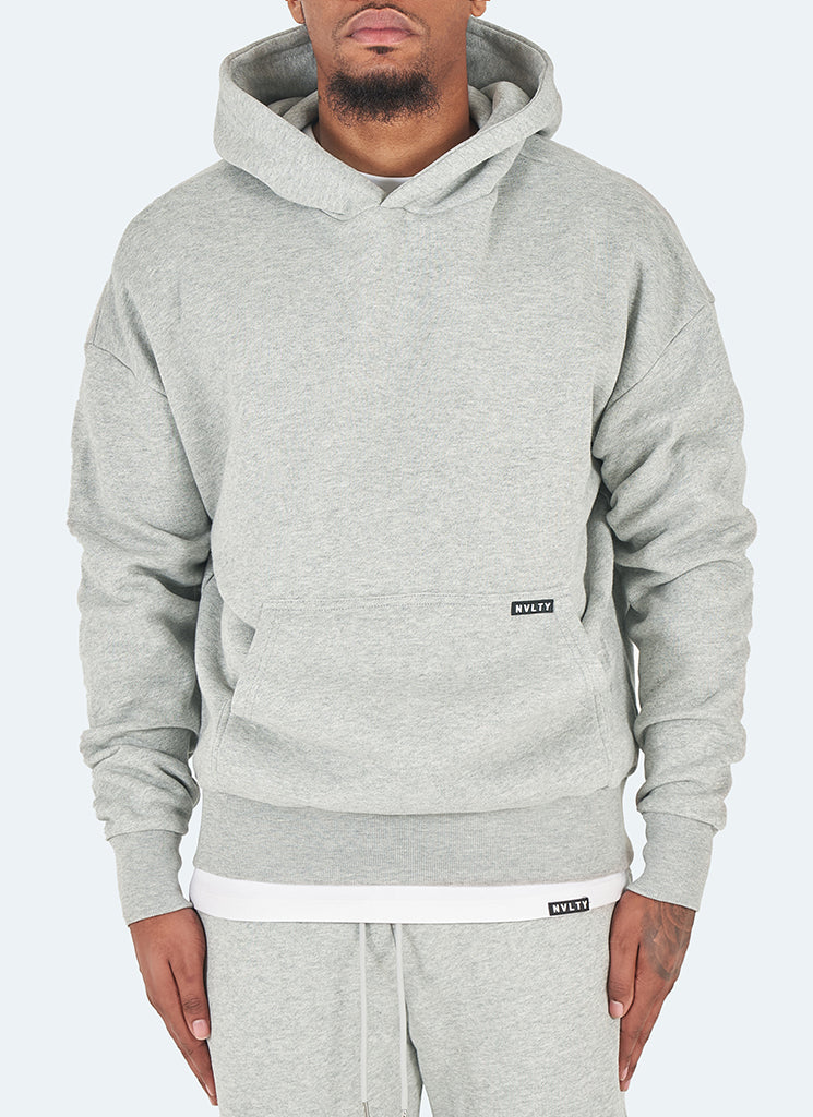 Heavyweight Essential Hoodie - Grey - N V L T Y product image