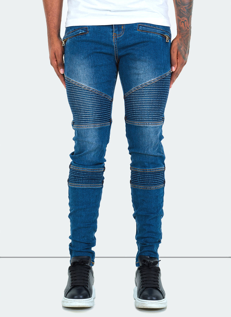 biker denim