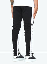 Panelled Track Pants - Black/White – N V L T Y